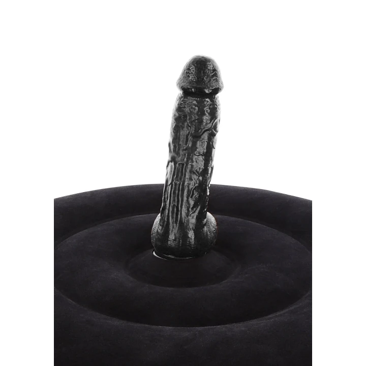 Nawadniane siedzisko wibracyjne z pilotem, czarne, wodoodporne IPX7, 17 cm