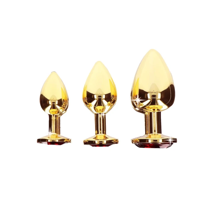 Butt Plug z diamentowym klejnotem, 4 cm średnicy, 9,5 cm długości, luksusowy gadżet erotyczny