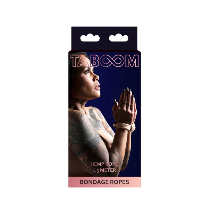 Lina konopna 1,5 m, średnica 7 mm, ekologiczna - doskonała do shibari i BDSM