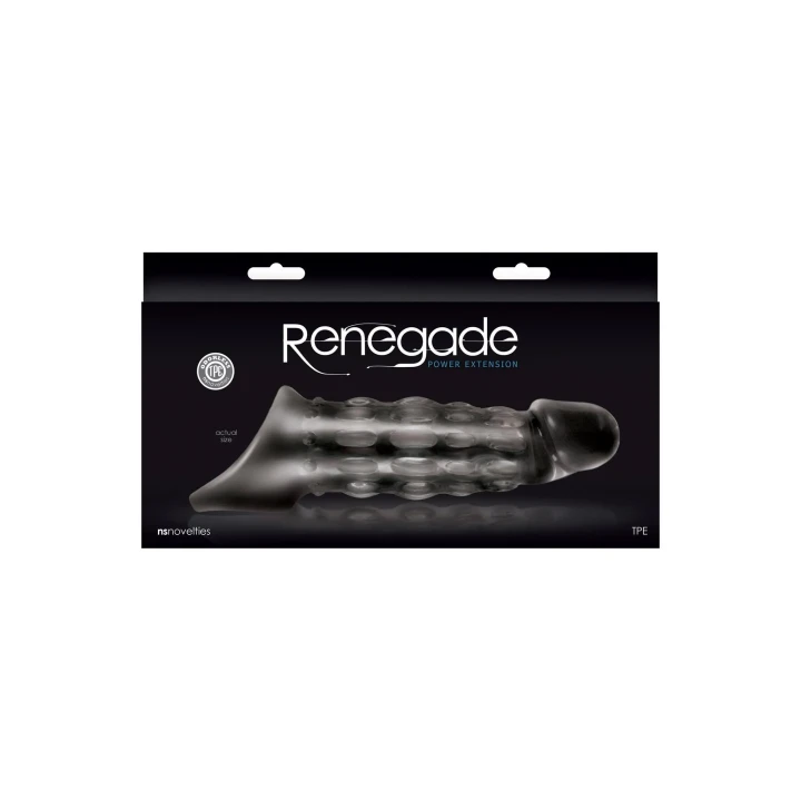 Przezroczysty przedłużacz do penisa z TPE, wodoodporny, 21.1 cm długości