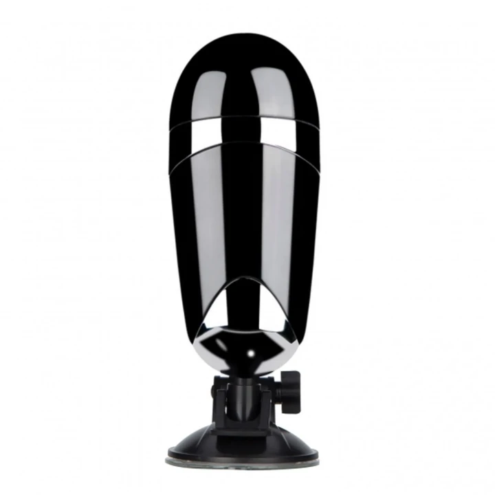 Masturbator ścienny z wibratorem Randy Sandy, czarny, ergonomiczny, 22 cm