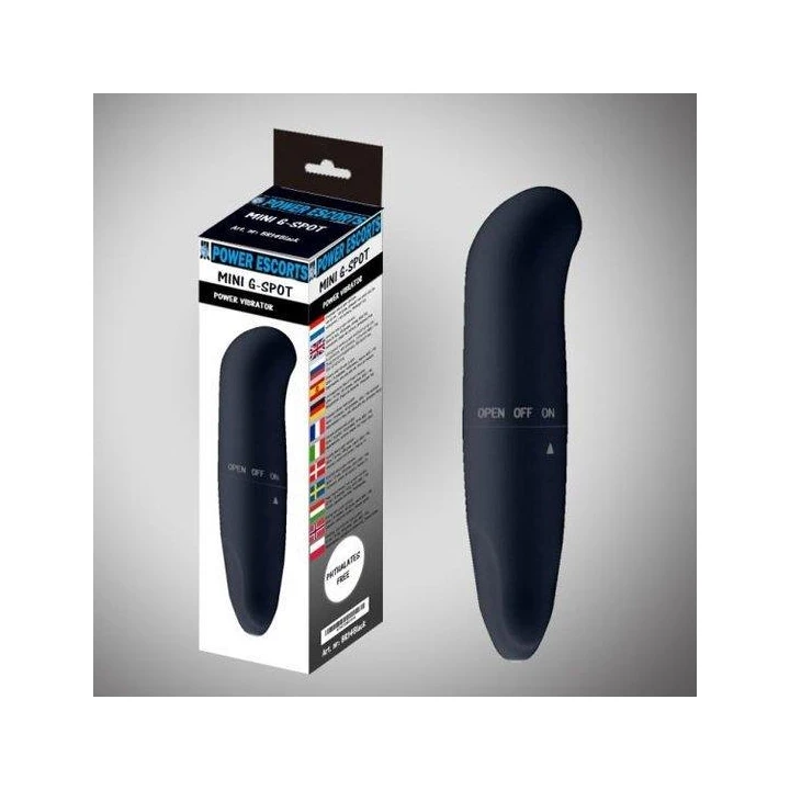 Wibrator do stymulacji Dobrej Kropki Mini G-SPOT w eleganckim czarnym kolorze