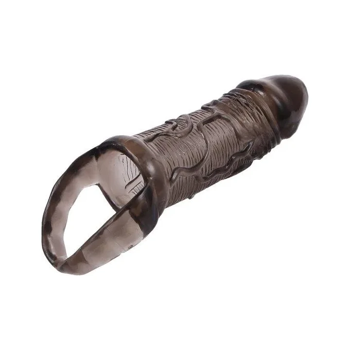 Przedłużacz penisa Big Tom Black 11,5 cm - zwiększająca długość i grubość wersja dla mężczyzn