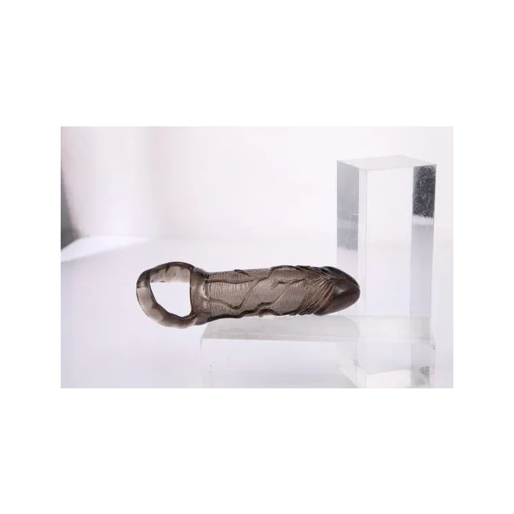 Przedłużacz penisa Big Tom Black 11,5 cm - zwiększająca długość i grubość wersja dla mężczyzn