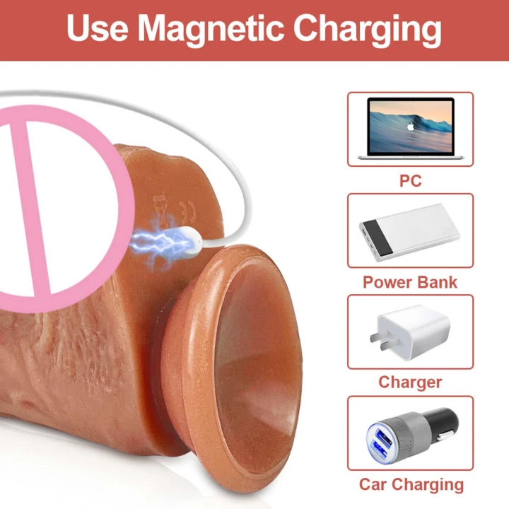 Wibrator realistyczny Lovesecret Premium LS04 z aplikacją, podgrzewanie, 9 trybów wibracji