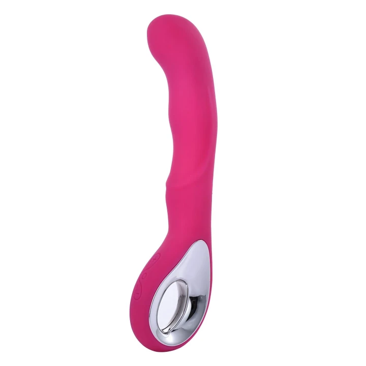 Wibrator G-spot, silikon medyczny, 10 funkcji, ładowanie USB, różowy