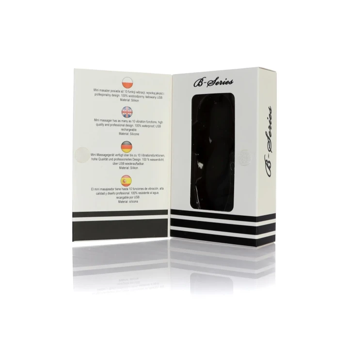 Mini masażer do ciała USB, 10 funkcji wibracji, wodoodporny, silikonowy, podróżny