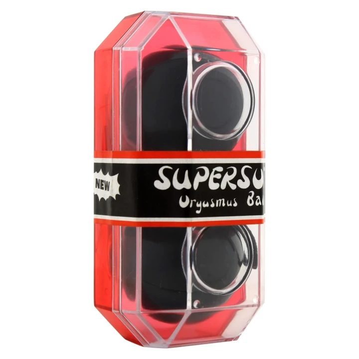 Kulki dopochwowe Duotone PVC, czarne, wodoodporne, 22,3 cm, bez ftalanów