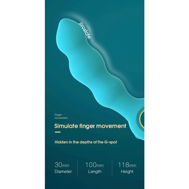 Stymulator-Angelo Male Prostate Triple Stimulation (blue)