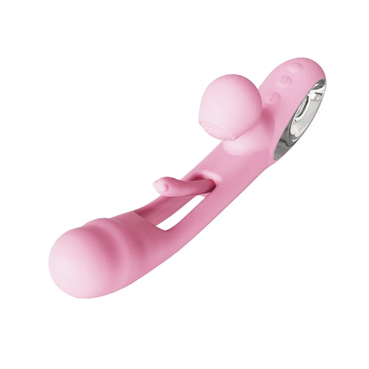 Wibrator Corse USB z 36 funkcjami wibracji i tappingu, silikon i ABS