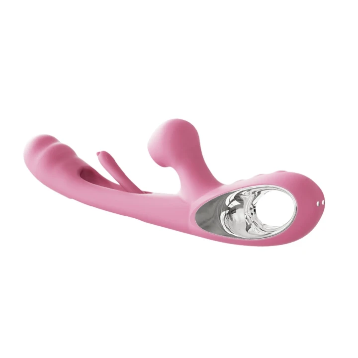 Wibrator Corse USB z 36 funkcjami wibracji i tappingu, silikon i ABS