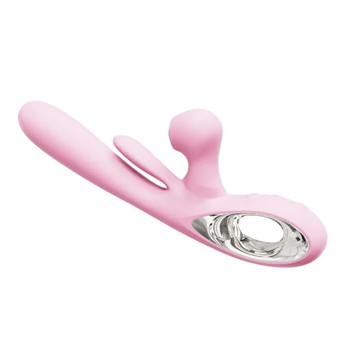 Wibrator różowy, wielofunkcyjny, wodoodporny IPX7, 15 trybów wibracji - Bliss Bunny