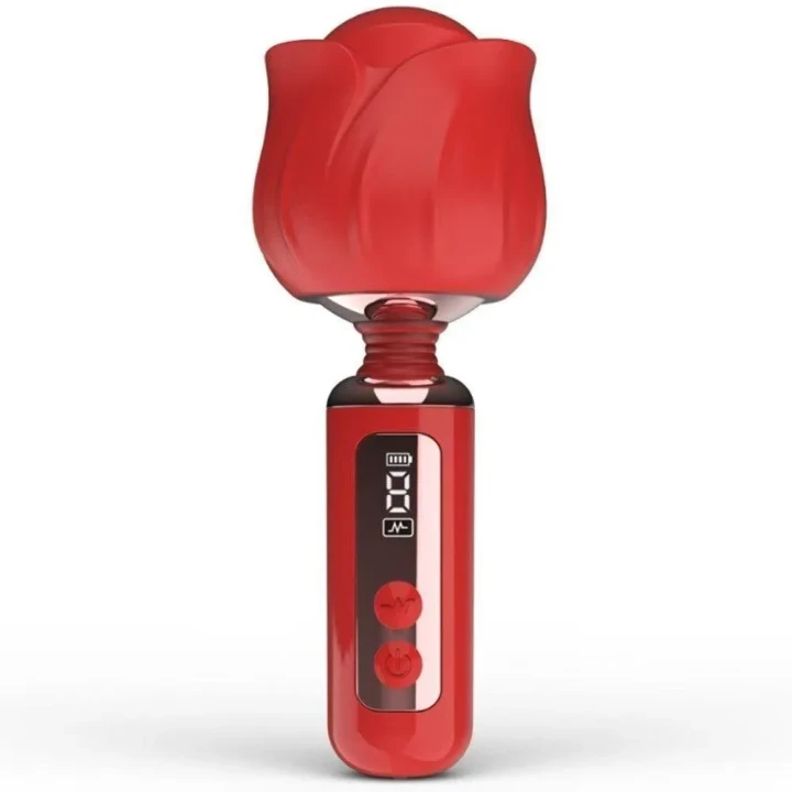 Wibrator - Elegancka Zabawa w Kształcie Róży z 9 Trybami Wibracji, Wodoodporny IPX7