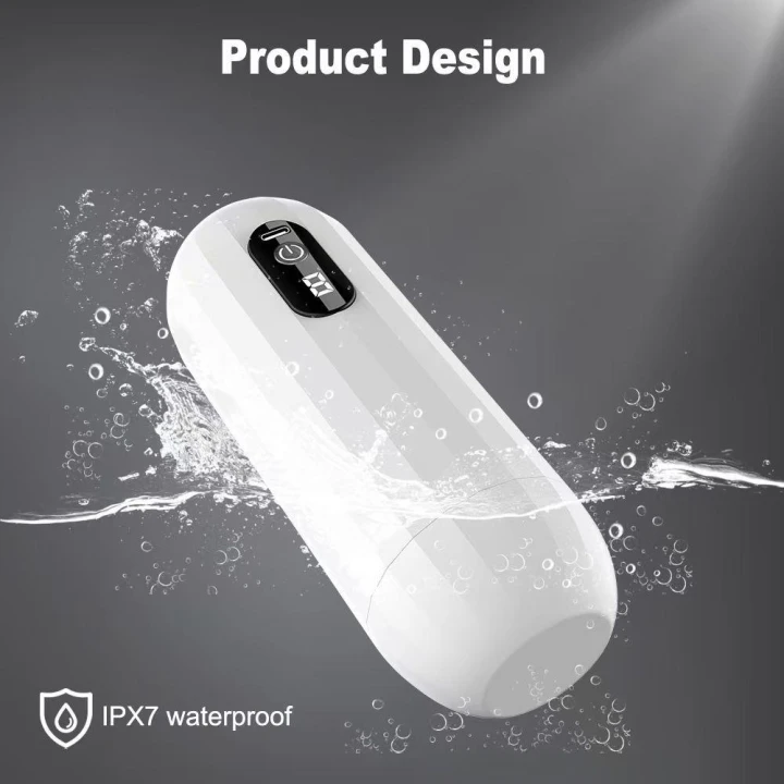 Masturbator automatyczny z wibracjami - Pulse Grip, wodoodporny, silikonowy, USB