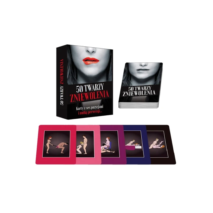 Gry-50 TWARZY ZNIEWOLENIA-sex pozycje i nauka