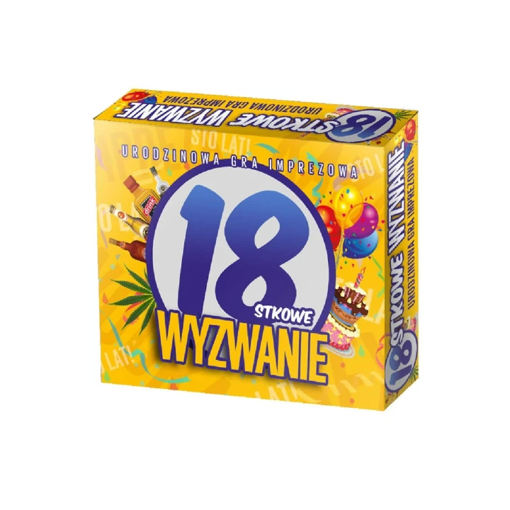 Gra planszowa wyzwanie na 18. urodziny - doskonała zabawa dla gości na imprezie