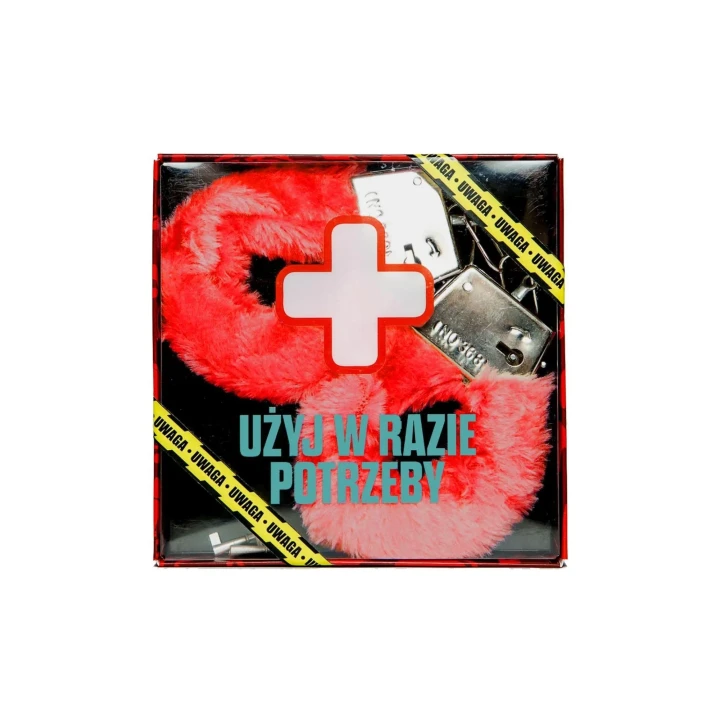 Fioletowe kajdanki awaryjne z futerkiem - komfort i styl na każdą okazję