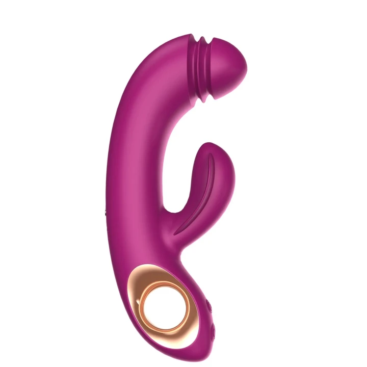Wibrator do punktu G i łechtaczki, ergonomiczny, wodoodporny, silicone, 9 trybów wibracji