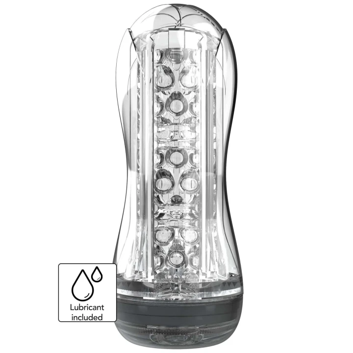 Wysokiej jakości przezroczysty stymulator próżniowy dla mężczyzn 22 cm x 9 cm