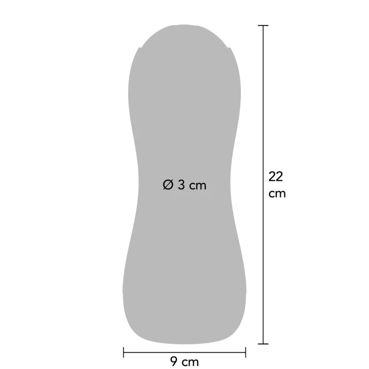 Wysokiej jakości przezroczysty stymulator próżniowy dla mężczyzn 22 cm x 9 cm