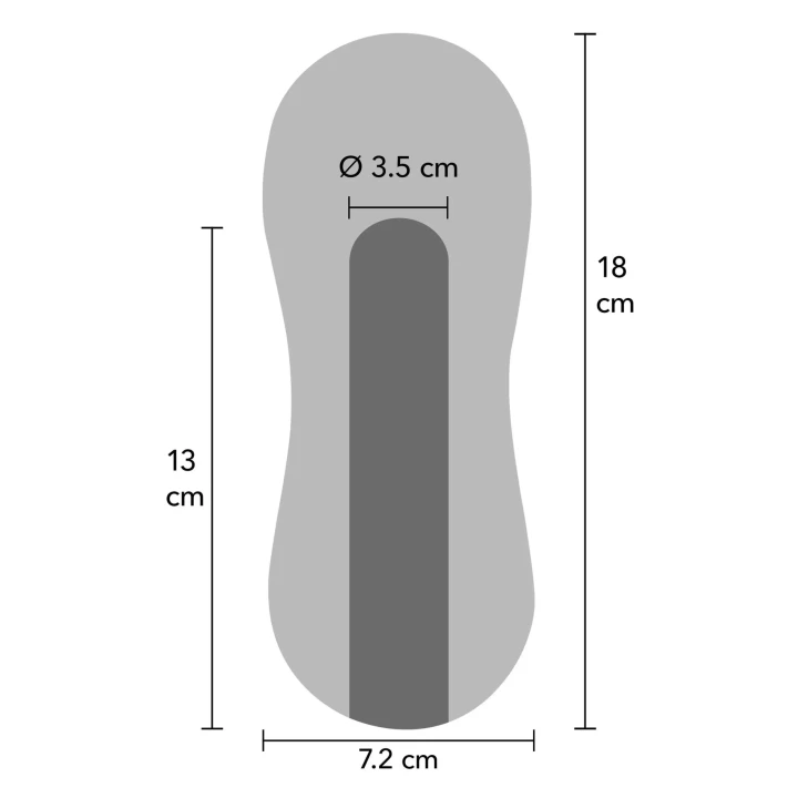 Wibracyjny masturbator typu Stroker w kolorze jasnej karnacji, 18 cm