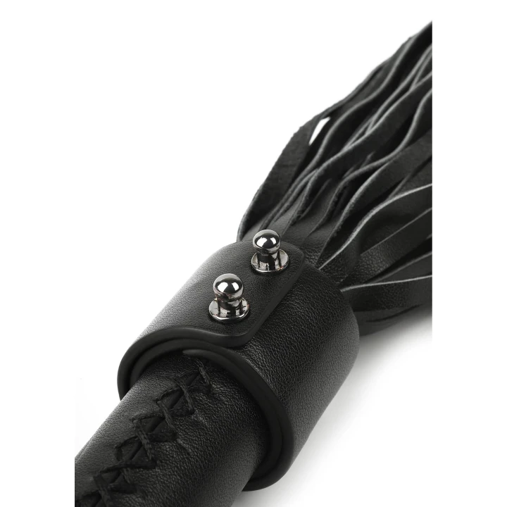 Wibrator skórzany 55 cm - eleganckie akcesorium do zabaw BDSM o wysokiej jakości