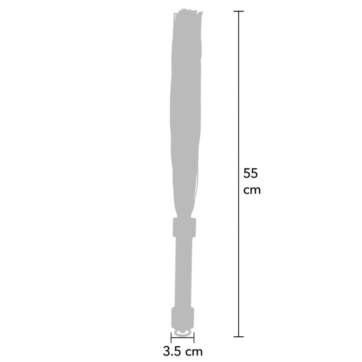 Wibrator skórzany 55 cm - eleganckie akcesorium do zabaw BDSM o wysokiej jakości