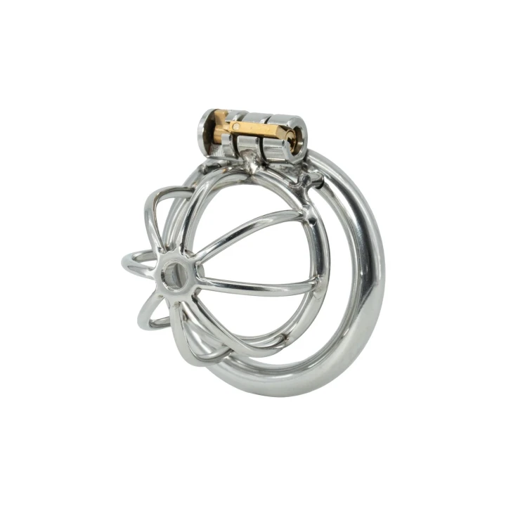 Klatka Kontroli Męskości ze stali nierdzewnej, rozmiar X-Short EXTREME, HIDDEN DESIRE