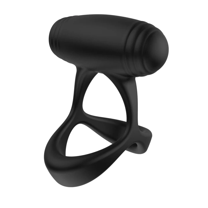 Pierścień erekcyjny Optima Cross Xpert z wibracjami i wodoodporną konstrukcją