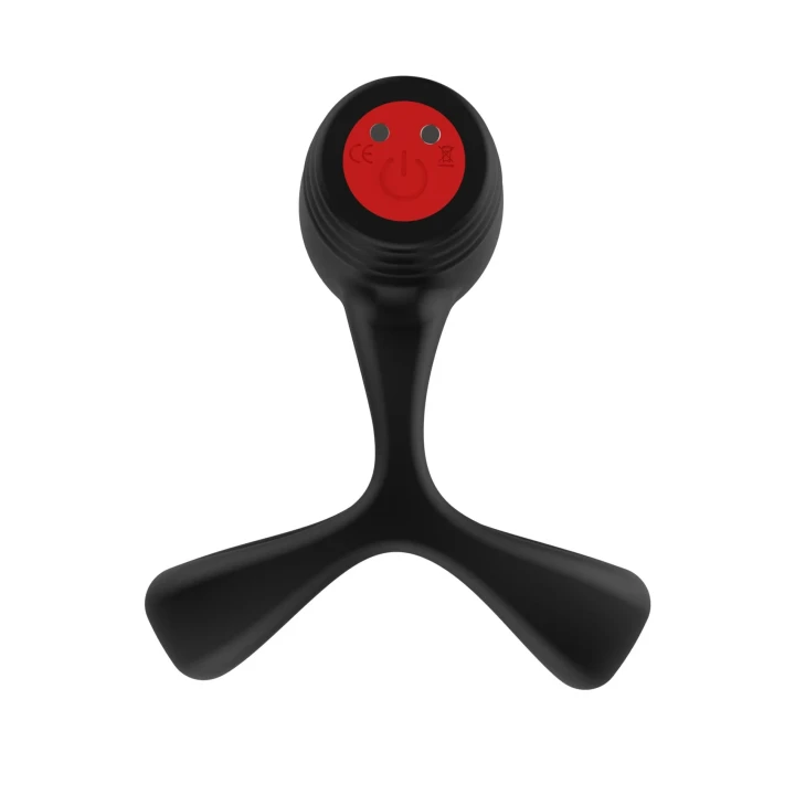 Pierścień erekcyjny Optima Cross Xpert z wibracjami i wodoodporną konstrukcją