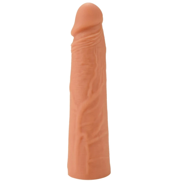 Przedłużacz na penis z liquid silicone 20 cm, realistyczne detale, miękki i gładki.