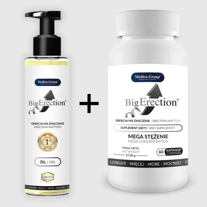 Suplement diety na erekcję Big Erection - kapsułki 60 szt.