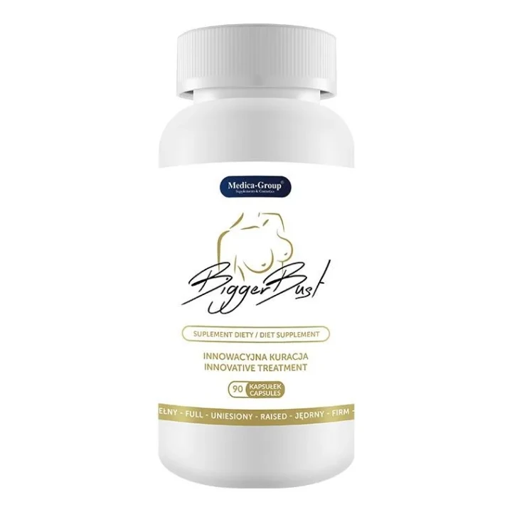 Suplement diety na powiększenie biustu - Bigger Bust - kapsułki roślinne