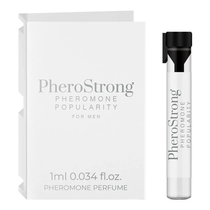 Perfumy feromonowe PheroStrong Popularity dla Mężczyzn 1ml - przyciągające uwagę aromaty
