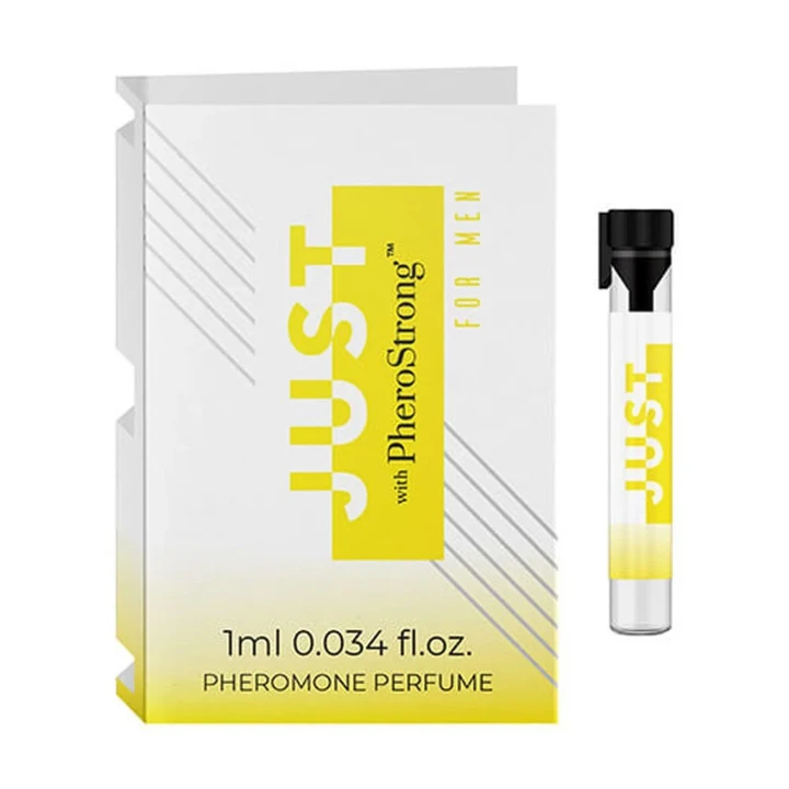 Perfumy męskie Just with PheroStrong 1ml - zapach pewności siebie i przyciągania