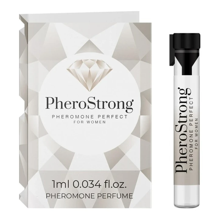 Pheromony dla kobiet PheroStrong Tester 1ml - zapach uwodzący i przyciągający uwagę