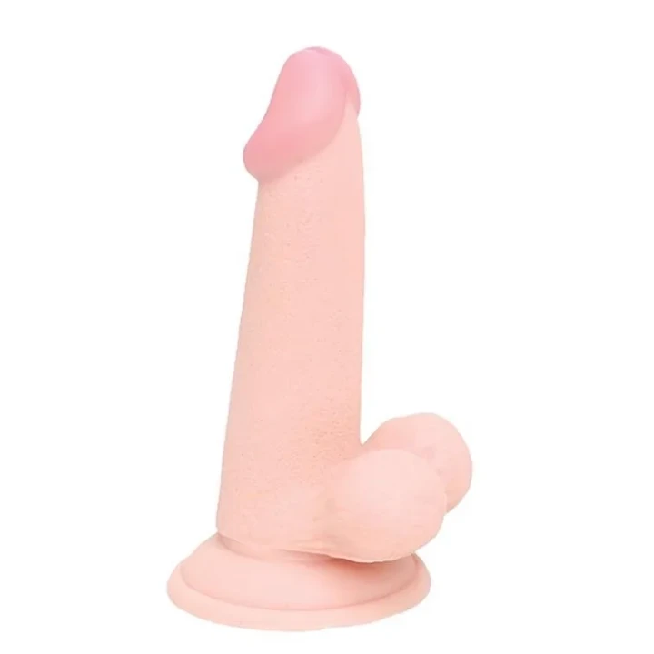 Elastyczny dildo z przyssawką 5.5 cala, wykonane z PVC, bez ftalanów