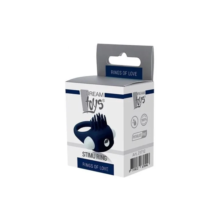 Wibrujący pierścień na penisa Rings of Love Stimu - silikonowy, wodoodporny, elastyczny