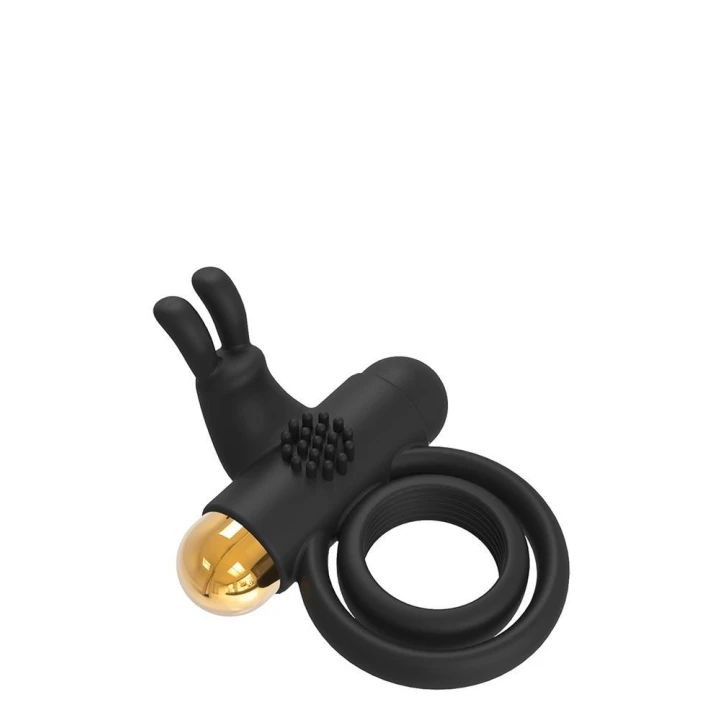 Wibrujący pierścień na penisa ELITE JOEL z kulką, 7 programów wibracji, silikonowy