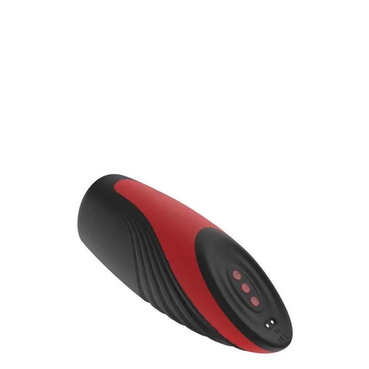 Innowacyjny masturbator grzewczy z funkcją ssania i wibracji, silikon i ABS