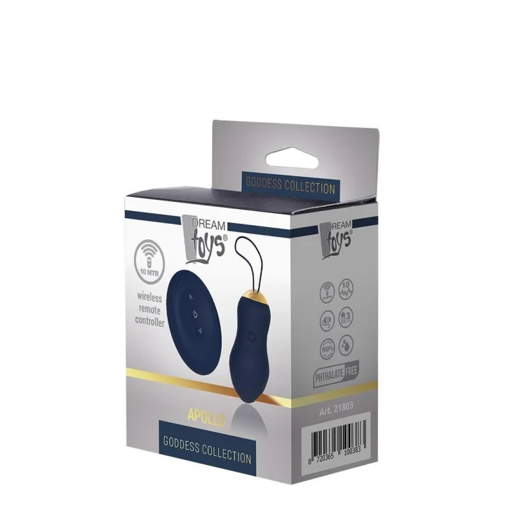 Wibrujące jajko do stymulacji zdalnej, 7 trybów, wodoodporne, silikonowe, kolekcja GODDESS