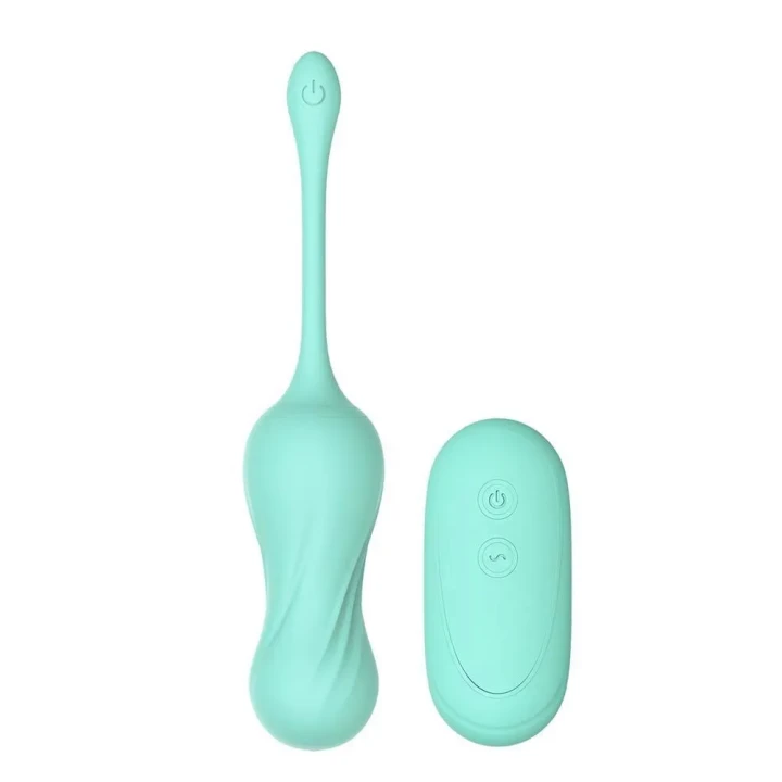 Wibracyjna kula silikonowa z pilotem - THE CANDY SHOP SWEET APPLE, 3 prędkości, wodoodporna