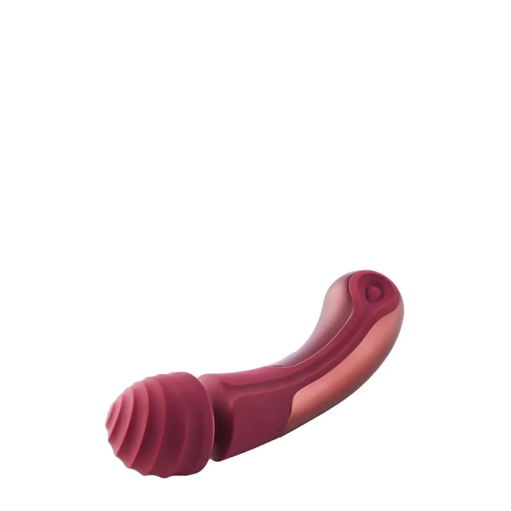 Masażer klasy premium Dinky Curved Wand Jacky O z 3 prędkościami wibracji i wodoodpornością