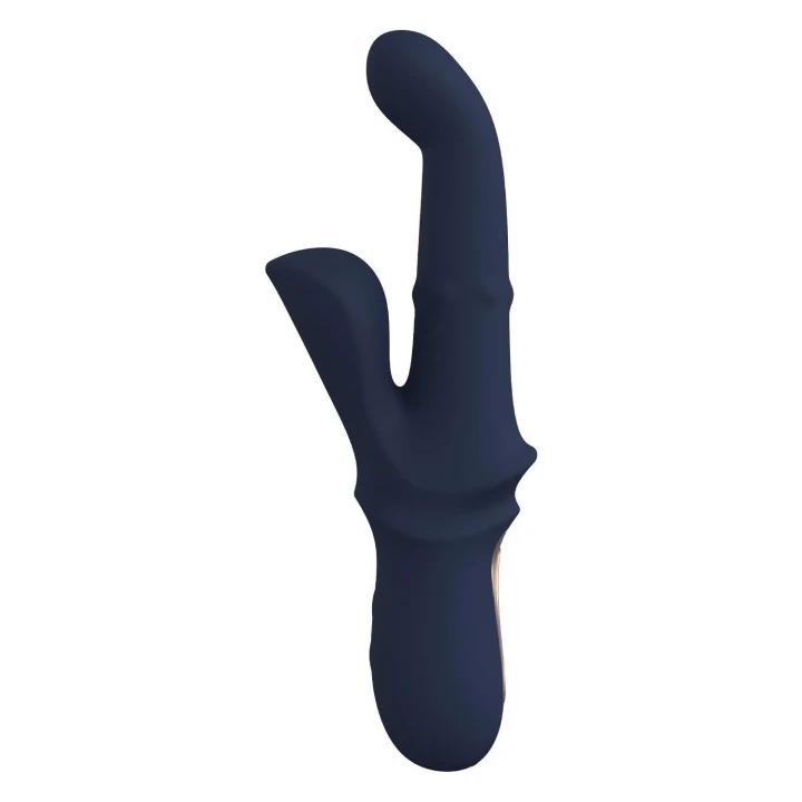 Wibrator podwójny do stymulacji z kulkami, silikonowy, wodoodporny, 10 trybów wibracji