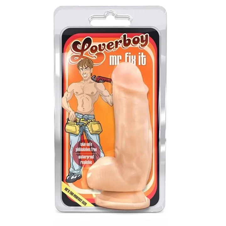 Stymulator łechtaczkowy LOVERBOY MR. FIX IT z realistycznym kształtem, PVC, 4,8 cm