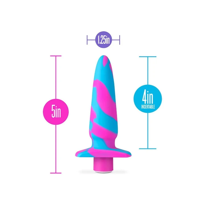 Wibrator ergonomiczny AVANT VIBROTIZE FUCHSIA z 10 funkcjami wibracji i wodoodpornością IPX7