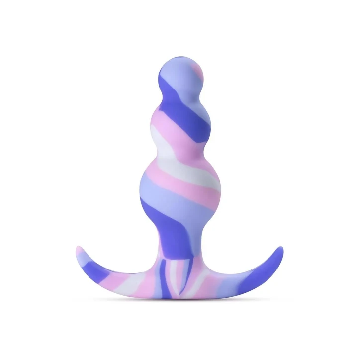 Stymulator intymny AVANT TWILIGHT BLUE - silikon, 3 krzywizny, bezpieczny dla ciała