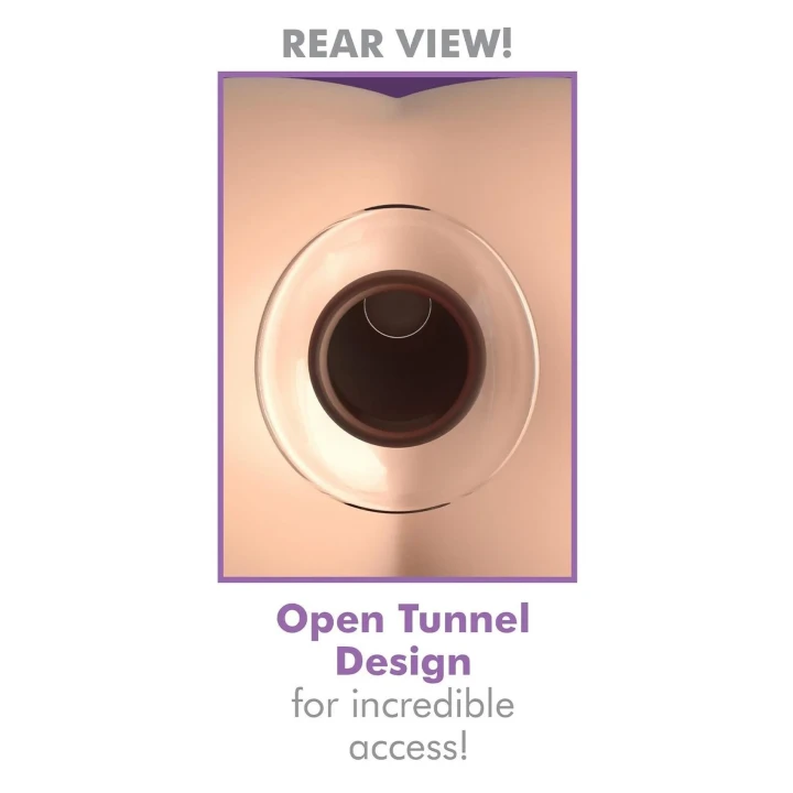 Gaper analny szklany Elite Large, przezroczysty do stymulacji i masażu prostaty