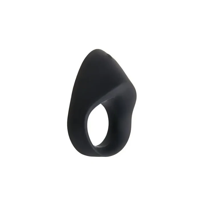 Zaawansowany pierścień na penisa BLACK z 20 funkcjami wibracji, silikonowy, wodoodporny