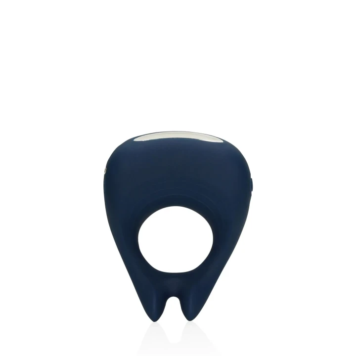 Wibrujący pierścień erekcyjny w kolorze baltyckiego niebieskiego z silikonu